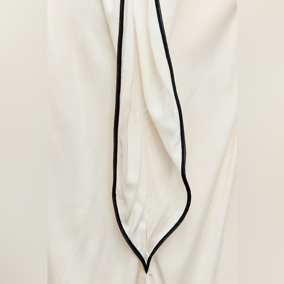 NWT. Zara ZW Collection Ecru/Black Printed Midi Dress. Size M, L. - Picture 8 of 13